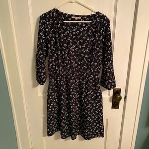 Black floral GAP dress